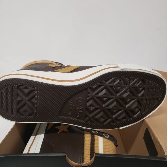 Converse Star Player Cuff Rib Mid Sneakers in Choco - Size M/8 W/10 - Picture 9 of 9